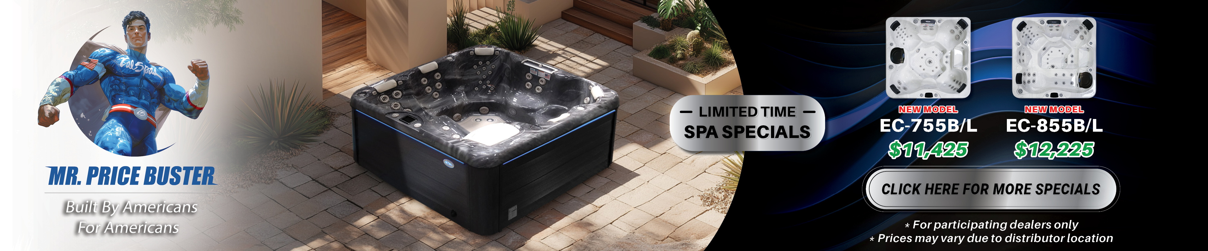 Calspas hot tub being used in a family setting - Lebanon